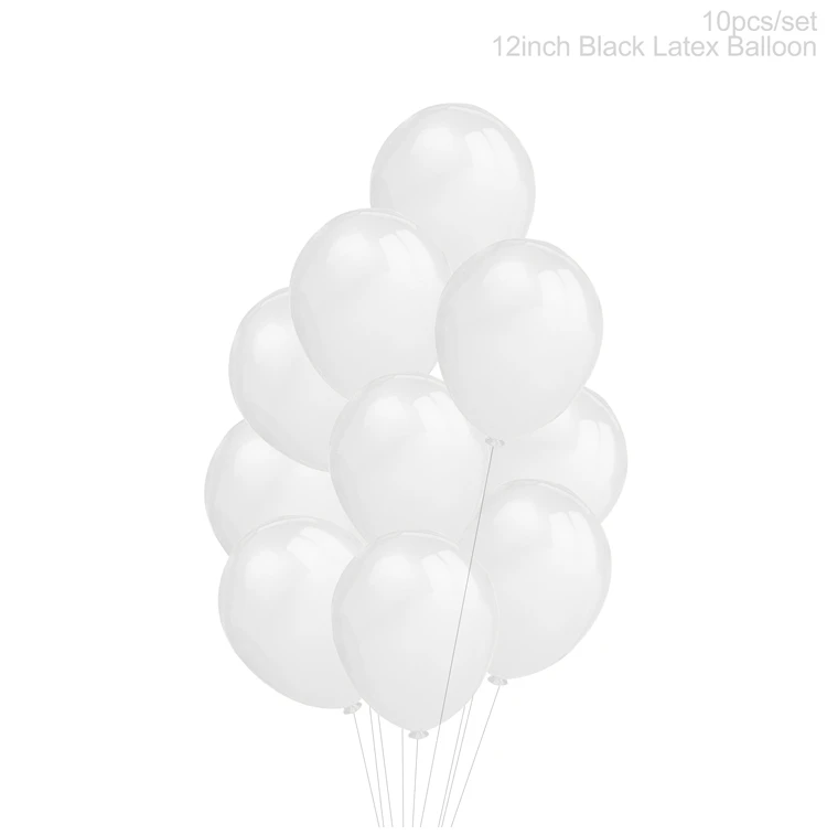 QF воздушный шар с пандой воздушные шары на день рождения Воздушные вечерние шарики для День Рождения вечерние украшения Детские воздушные шары животные черные воздушные шары белые шары - Цвет: white