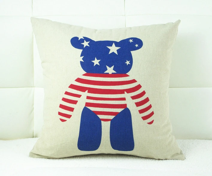 Жестокий медведь США подушки детские массажер декоративные Винтаж Стиль Удовольствия чувство руки домашний декор элегантный подарок для детей