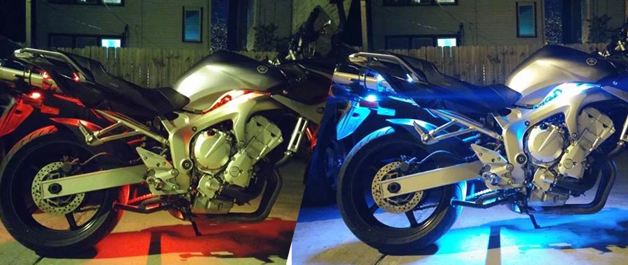 Harley Davidson с подсветкой