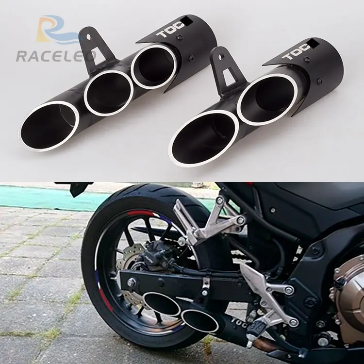 motorcycle exhaust 36 51mm universal modified exhaust for toce exhaust