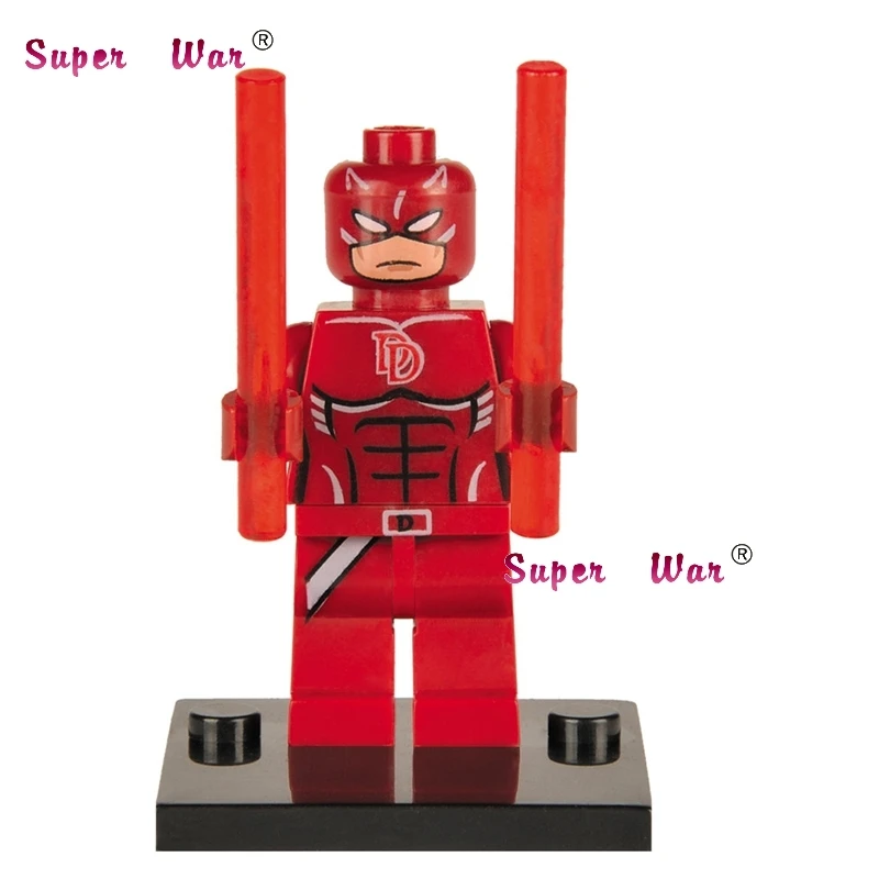 

Single Sale star wars superhero marvel avengers Daredevil building blocks action sets model bricks toys for children
