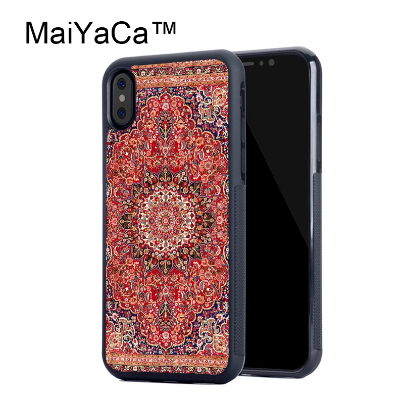 

MaiYaCa Retro Vintage Carpet Rug Magic Persian Cases For iphone 7 8 6 6S Plus X XR XS MAX 5 5S SE Cover Coque
