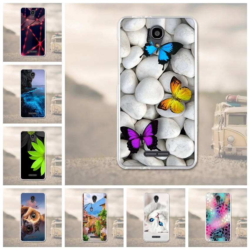 

For Alcatel Pop 4 OT-5051 5.0" Case 3D Relief Soft Silicone Cover for Alcatel Pop 4 Mobile Phone Bag for Alcatel Pop4 OT5051