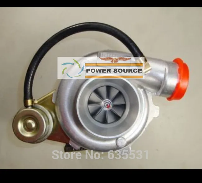 - GT28 GT28-5 GT2860 T25 T28 Turbo turbocharger Journal 360 degree thrust bearing oil cooled 180-320HP Internal Wastegate - (2)
