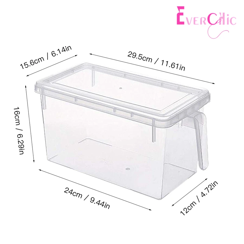 2 шт., пластиковые контейнеры для хранения, квадратная ручка, органайзер для хранения еды, коробки с крышками для холодильника, холодильника, шкафа, стола