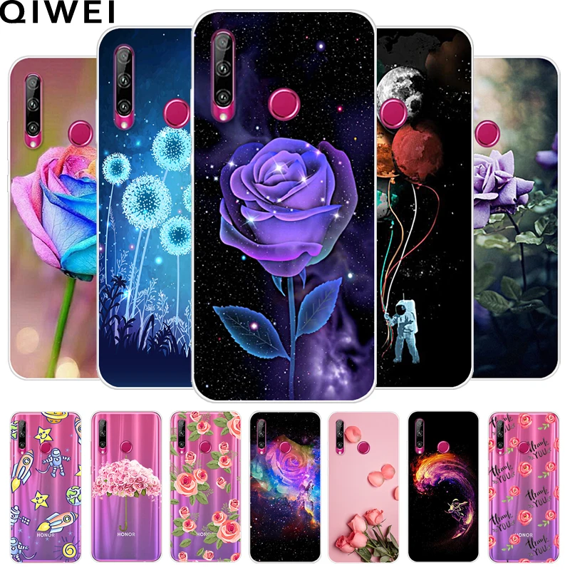

For Huawei Honor 10i Case Flowers Cactus Pattern Soft Silicon Phone Cases For Huawei Honor 10i 10 i Honor10i HRY-LX1T TPU Fundas