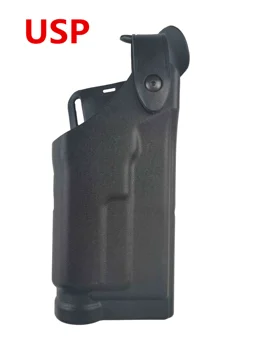 

Hunting Gun Holsters Tactical Airsoft Softair Pistol Light Bearing Belt Holsters For HK USP Right Hand Gun Carry Waist Holsters