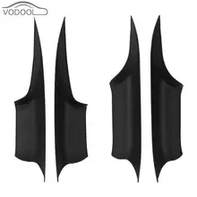 VODOOL 4Pcs/set Auto Car Front/Rear Left/Right Interior Inner Door Handle Pull Carrier Covers for BMW 7 Series F01 F02 2008-2015