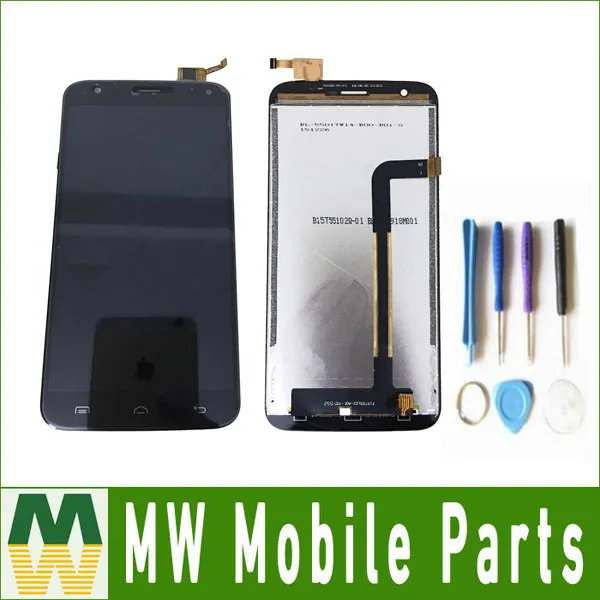 

5.5 Inch For Doogee Valencia 2 Y100 plus LCD Display+Touch Screen Sensor Digitizer Assembly Replacement Black Color With Tools