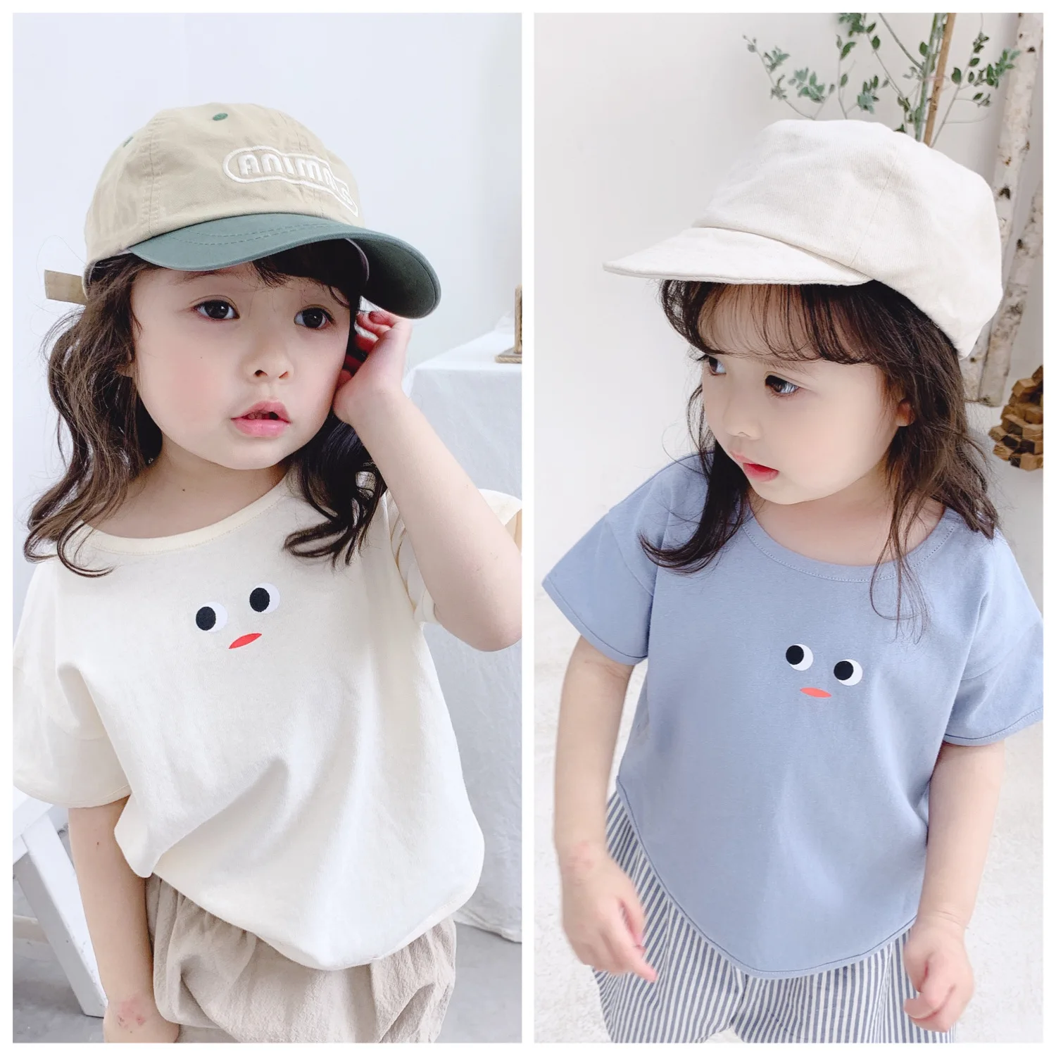 

Children's Summer Tshirt 2019 New Short Sleeved Baby T-shirts Cartonn Printed Cotton Girl Tops Tees Kids Casual Clothes Outfit
