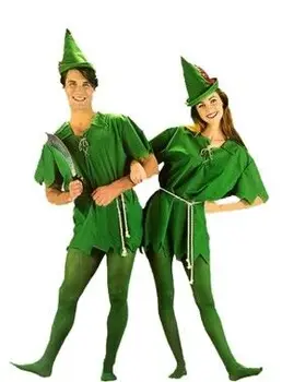 

Green Elf Green Robin Peter Pan Child Adult Peter Pan Green Man Peter Pan Clothing Socks Free Shipping
