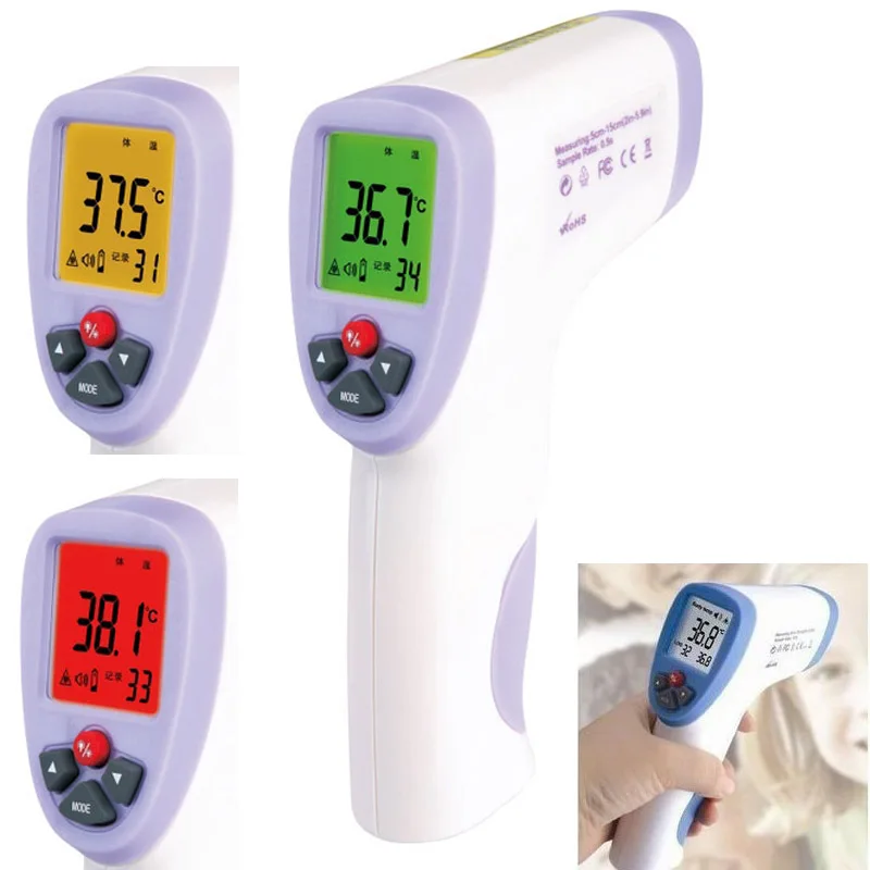 Цифровой термометр цифровой домашний термометр медицинский инфракрасный термометр для детей беспроводной электронный светодиодный цифровой ЖК-ИК-термометр