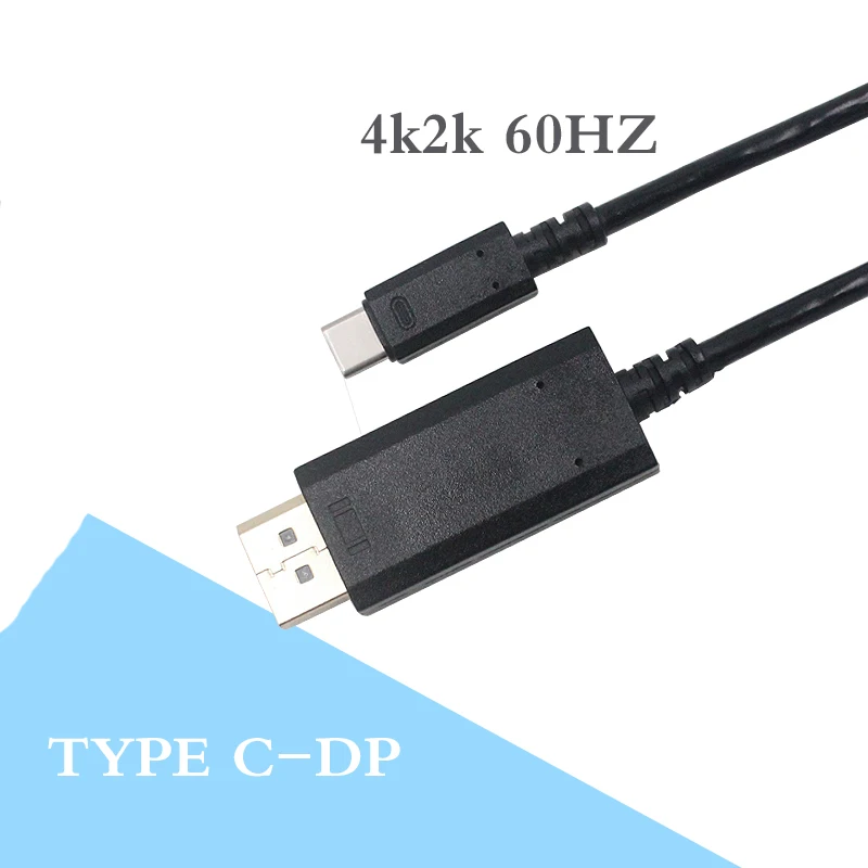 

USB 3.1 USB C to DP/Displyport Cable Type C to DP Converter 4K 60Hz UHD External Video Graphics Extend Cable/Adapter 1.8m
