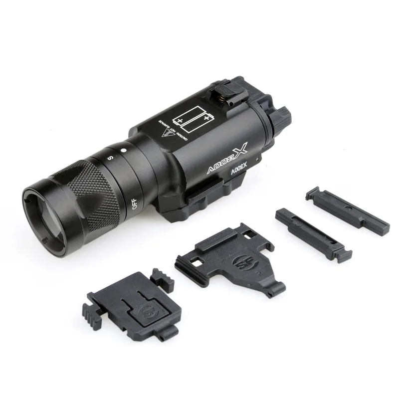 

Element Airsoft White Light Tactical Flashlight Fits Pistols&Rifles Strobe Output Suitable For Outdoor Hunting Aim Weapon Lights