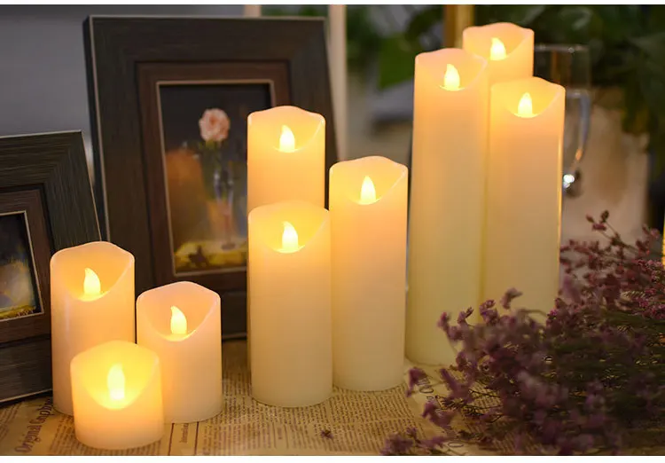 1pc LED Tea Light Candles Proposal candle Realistic Battery Powered