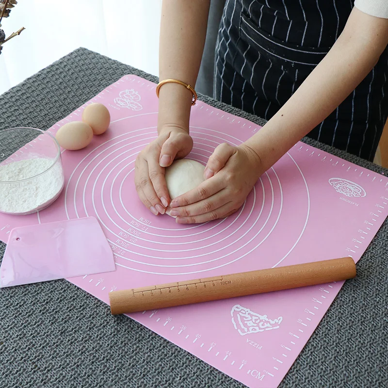 

Colorful Silicone Baking Mat Thickening Flour Rolling Scale Mat Kneading Dough Pad Baking Pastry Rolling Mat Bakeware Liners