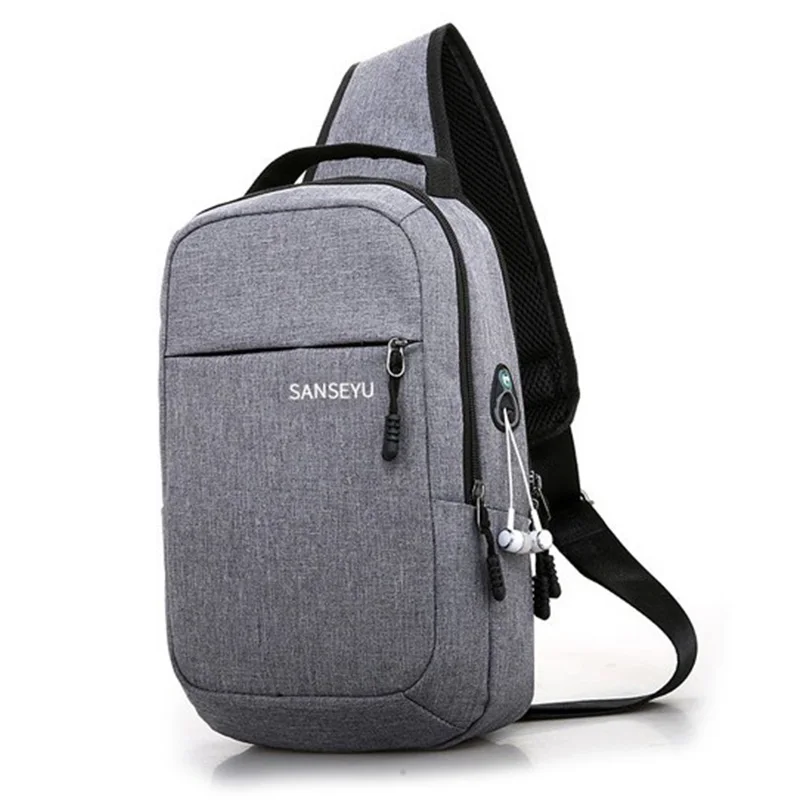 

Male Sling Bag Anti Theft Crossbody Bags For Men Travel One Shoulder Bag Boys Bolso Hombre Dropshipping