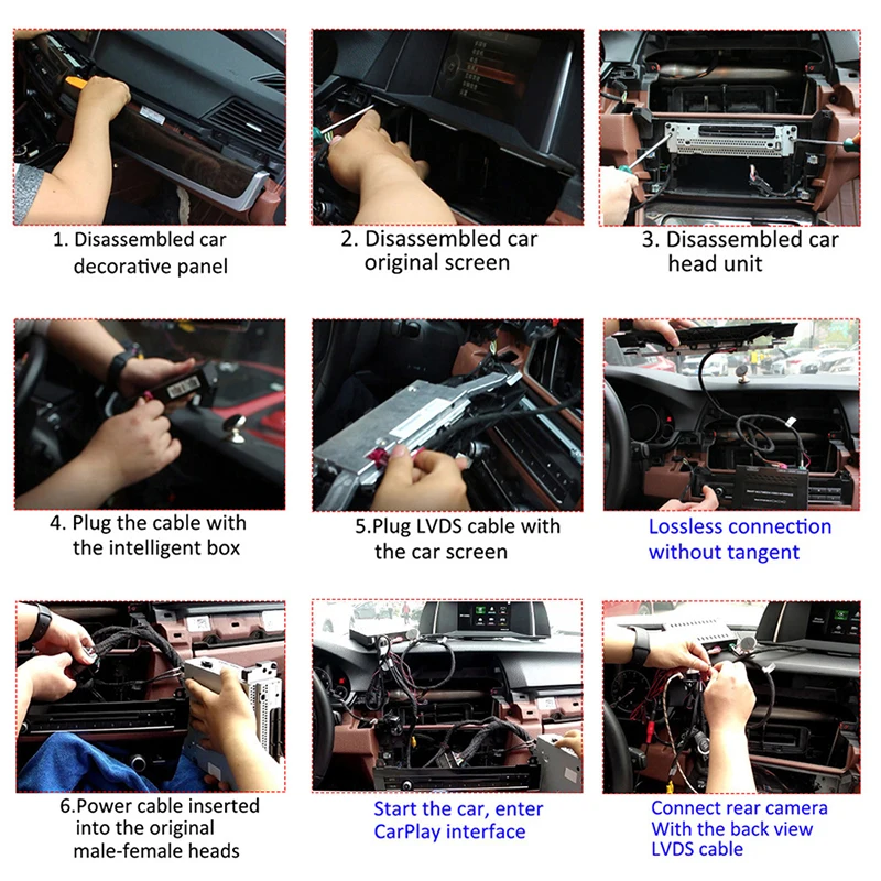 Sale Reversing Camera Interface Module for BMW 1/2/3/4/5/7Series X3 X4 X5 X6 MINI With NBT System With Carplay Mirroring 4