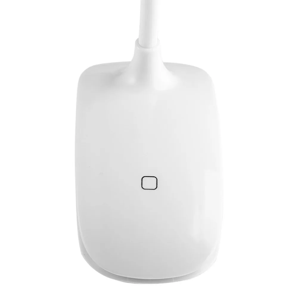 Портативный Гибкий регулируемый светодиодный Настольный светильник USB перезаряжаемая энергосберегающая лампа для чтения с сенсорным