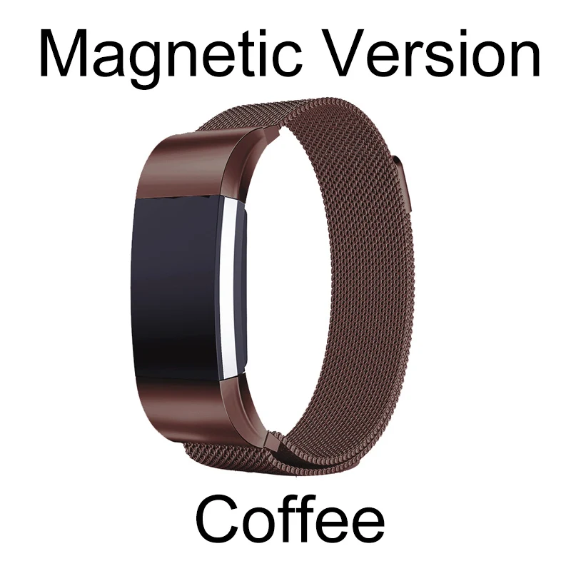 Milanese Loop for Fitbit Charge 2 Band Replacement Watch Bracelet Fitbit Charge 2 Correa Stainless Steel Magnetic Metal Strap