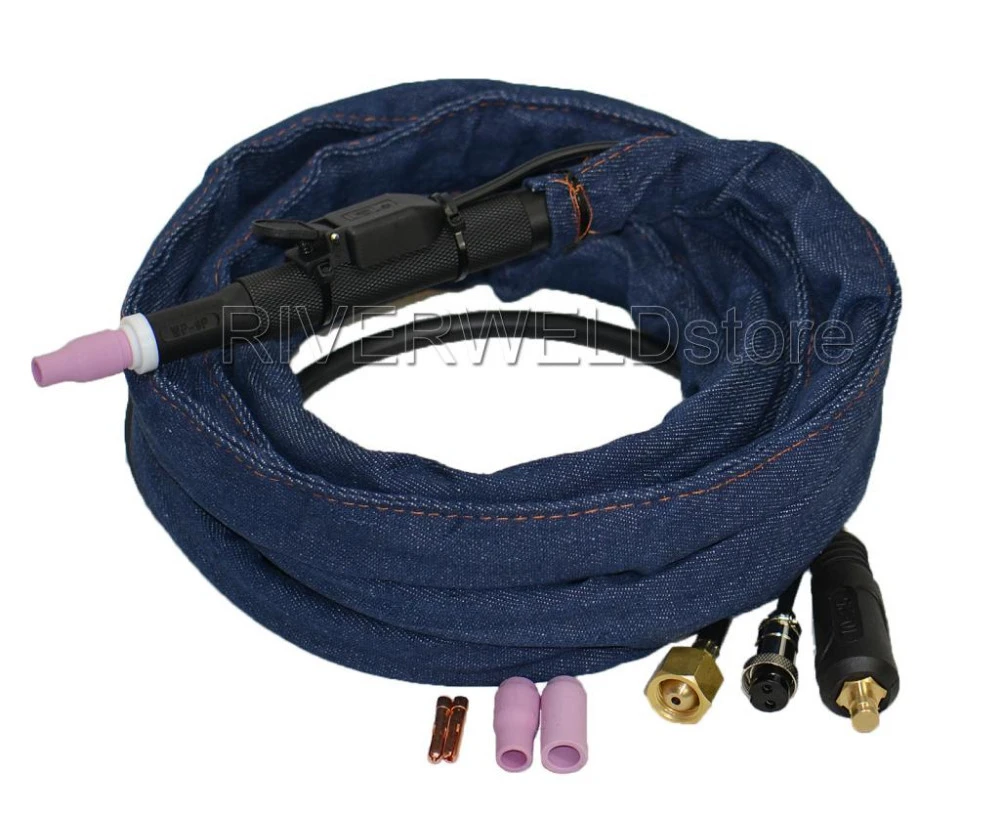 Wp9p12r 12foot 125amp Tig Welding Torch Complete Pencil Straight Torch Body Welding Torches