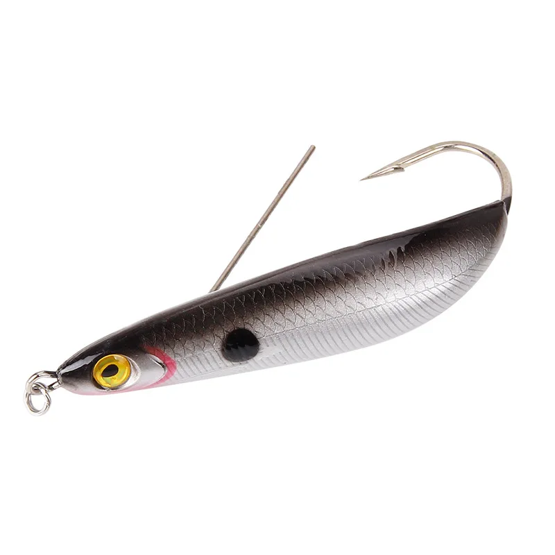 

1pcs fishbait Single hook Minor hard artificial bait 8.5cm/19.9g long-range curved snake crankbait for winter fishing