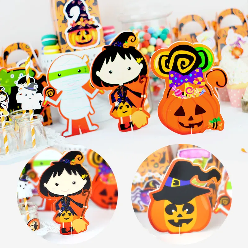 Halloween Party Decoration Pumpkin Table Centerpiece Kids Birthday Party Supplies Decoration Party Favors Centerpieces