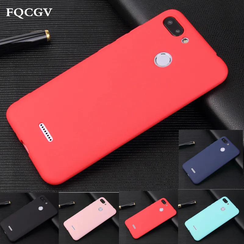 FQCGV Frosted Matte phone case For Xiaomi Redmi 6A 6 PRO 4X Back cover Mi A2 lite 9 full over Silicone TPU Soft |