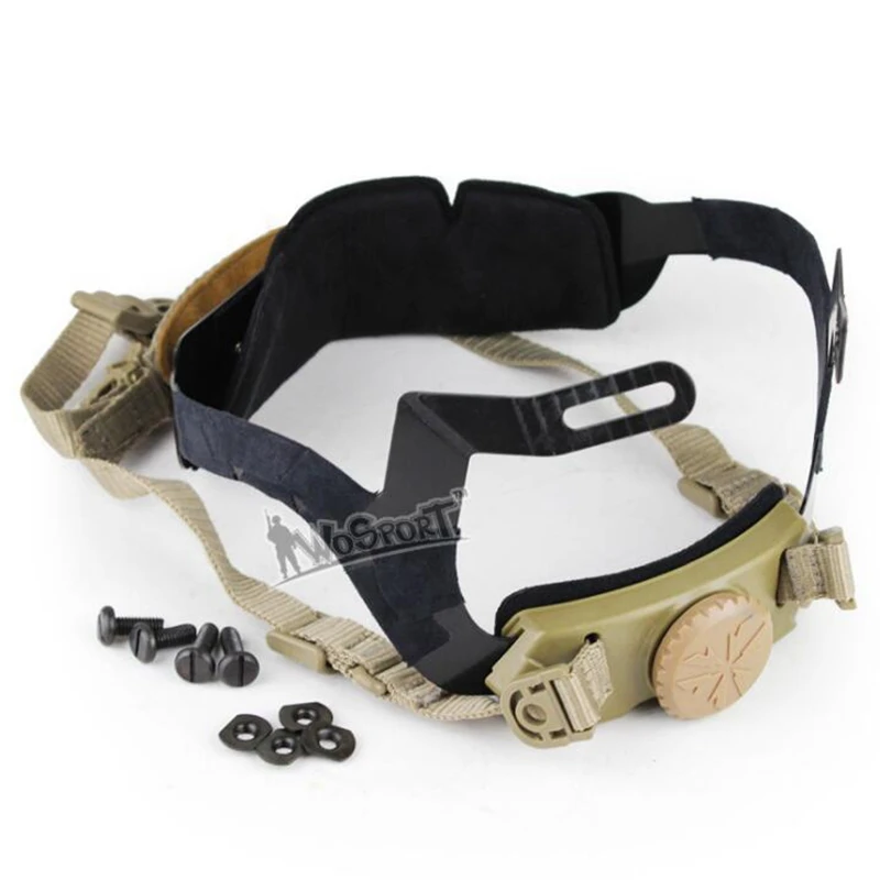 

FAST Helmet Advanced Cingulate Head Locking Suspension System Adjustable Tactical Chin Strap Head Locking Buckle Helmet Replacem