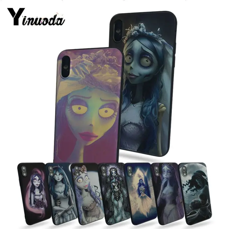 

Yinuoda Tim Burton's Corpse Bride Diy Luxury High-end Protector phone Case For Apple iphone 7 7plus X 8 8plus 6s 6 6plus 5 5s 5c