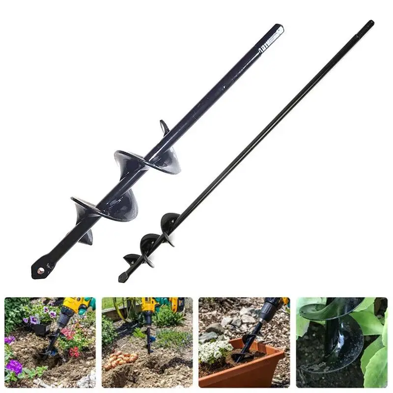 

Professional 4/5cm Earth Auger Drill Bit Fence Borer For Garden Post Hole Digger Tool