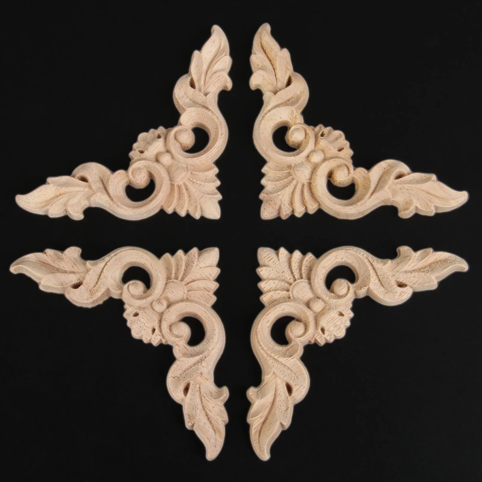 4 шт. декоративные деревянные двери 8 х8 см/3 15 дюйма * 3 дюйма|door decoration|door framedoor carving |