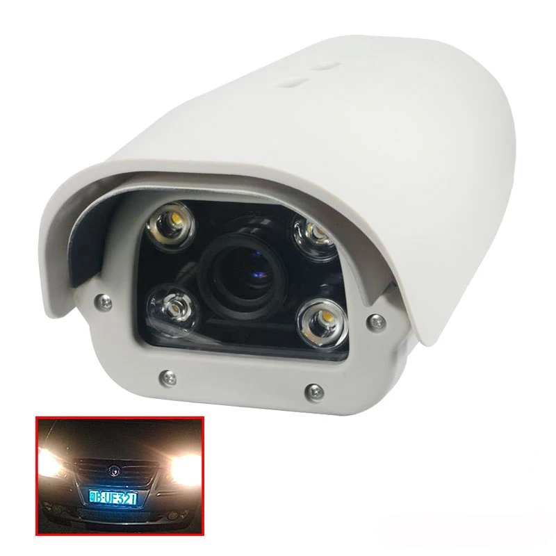 

Professional 2MP 1080 Waterproof IP66 Car Plate Number License Recognition ANPR AHD LPR camera for Entrance/Packinglot