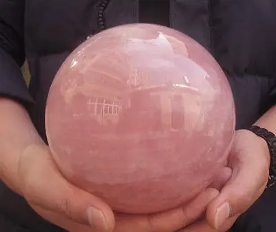 

Free Shipping AAA++ NATURAL ROSE QUARTZ CRYSTAL SPHERE BALL Healing 3700g 130mm