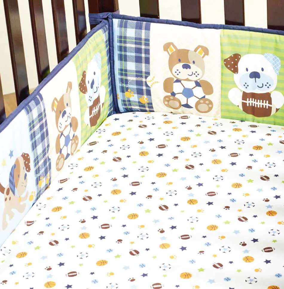 الترويج! 7 قطع سرير الفراش التطريز مجموعة والرضع الحضانة مجموعة ، الطفل الفراش مجموعة ، وتشمل (مصدات + لحاف السرير غطاء السرير تنورة)
