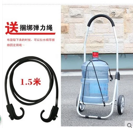  Huli Shopping Cart Buy a cart a small pull cart Folding trolley aluminum portable luggage carts lug