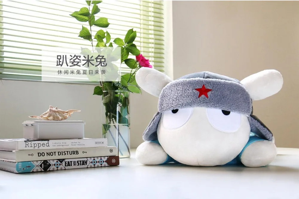 Xiaomi Миту Банни Поддержи милый кролик Обложка Наволочки наволочка Тедди около 60X35 см Спальня Диван Декор Куклы