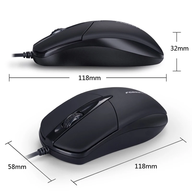 New USB Wired Computer Mouse Silent Click LED Optical Mouse Gamer Laptop PC Notebook Computer Mouse Mice for Home or Office Use