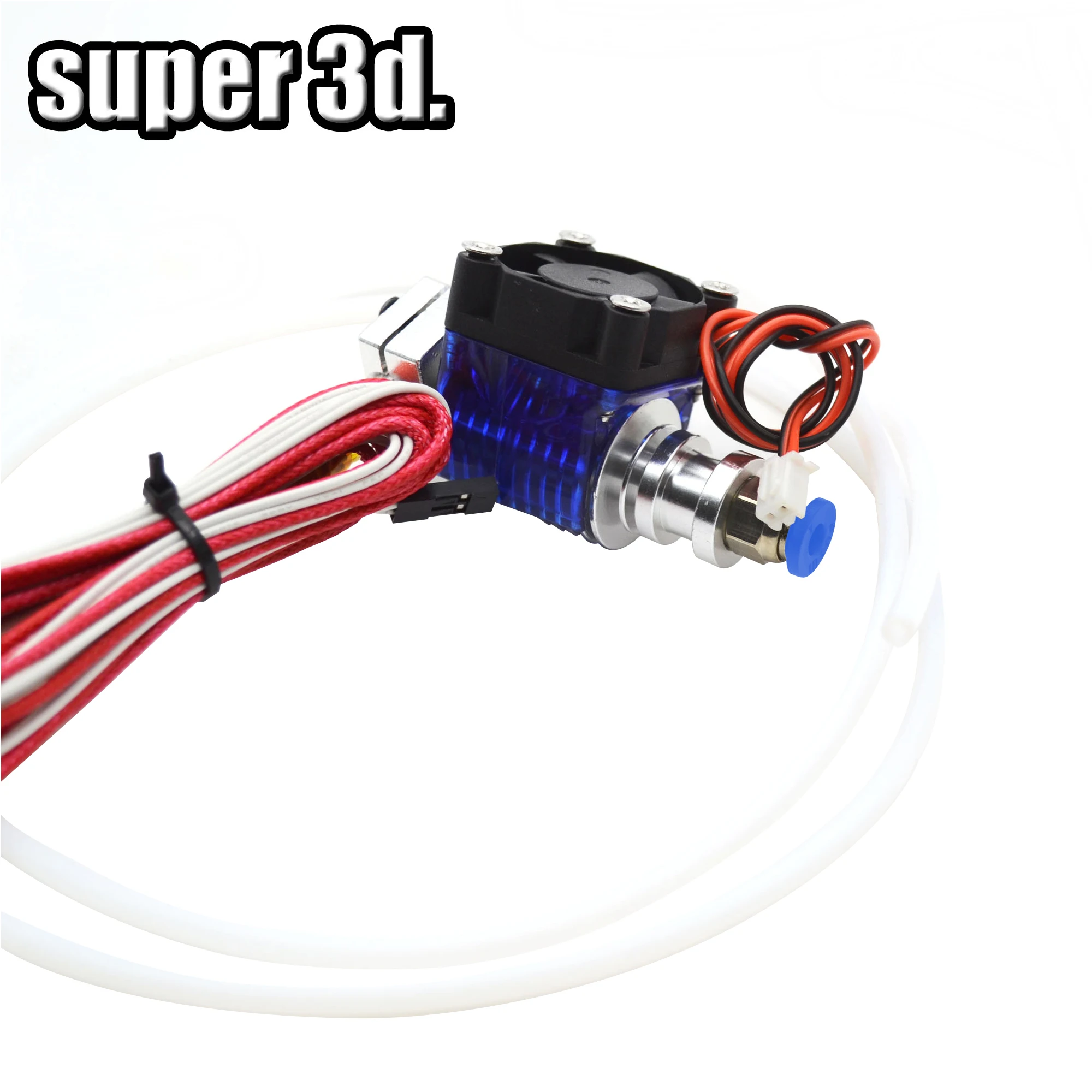 

3D printer e3d V6 remote Bowen print J-head Hotend extruder 12V,1meter Teflon tube and cooling fan bracket for 1.75/3.0mm