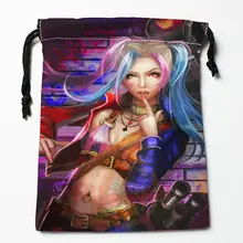 Новая сумка для хранения с принтом Харли Куинн 27x35 см Сатиновые сумки со шнурками компрессионные сумки под заказ Подарки на ваш образ