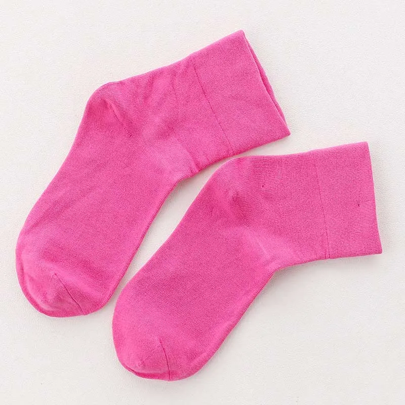 Новые цветные Harajuku ретро женские хлопковые высокие носки зимние корейские фиолетовые синие желтые розовые дизайнерские рождественские милые - Цвет: 4