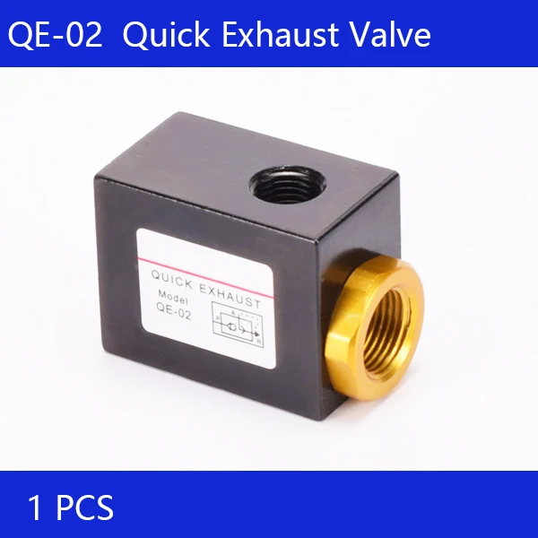 1PCS   1/4‘’ Thread Quick Exhaust Air control Pneumatic Valves QE-02