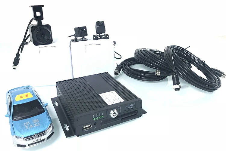Carro de Passageiro Kit de Monitoramento de Veículos de Engenharia de Táxi Coaxial Híbrido Gravador Suporta Mouse Usb Conjunto - Trailer 4-channel 13 conjunto kit de monitoramento de veículos de