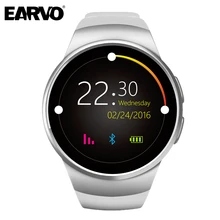 Bluetooth SIM Smart Uhr KW18 MTK2502C 1,3 “IPS LCD Pulsmesser Schrittzähler Tracker Sensor Smartwatch Android Gesundheit Uhr