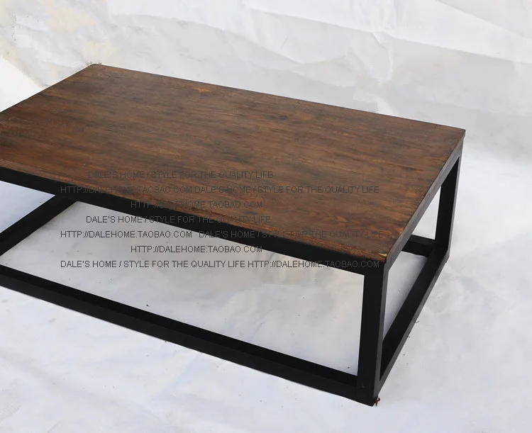 The Village Of Retro Furniture Clical Fashion Wood And Iron The Village Of Retro Furniture Clical Fashion Wood And Iron Table 100 Dining Living Room In Coffee Tables From