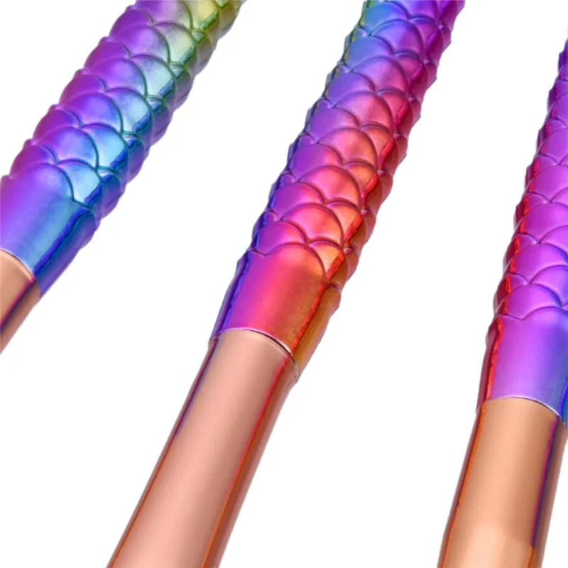 4 шт./компл. Mermaid Foundation контур теней для век Румяна женщин Красота рыбий хвост