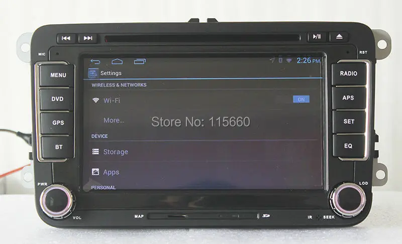 Android 4.4.4 Quad Core Car DVD GPS for 7inchs Wolkswagen Models 4