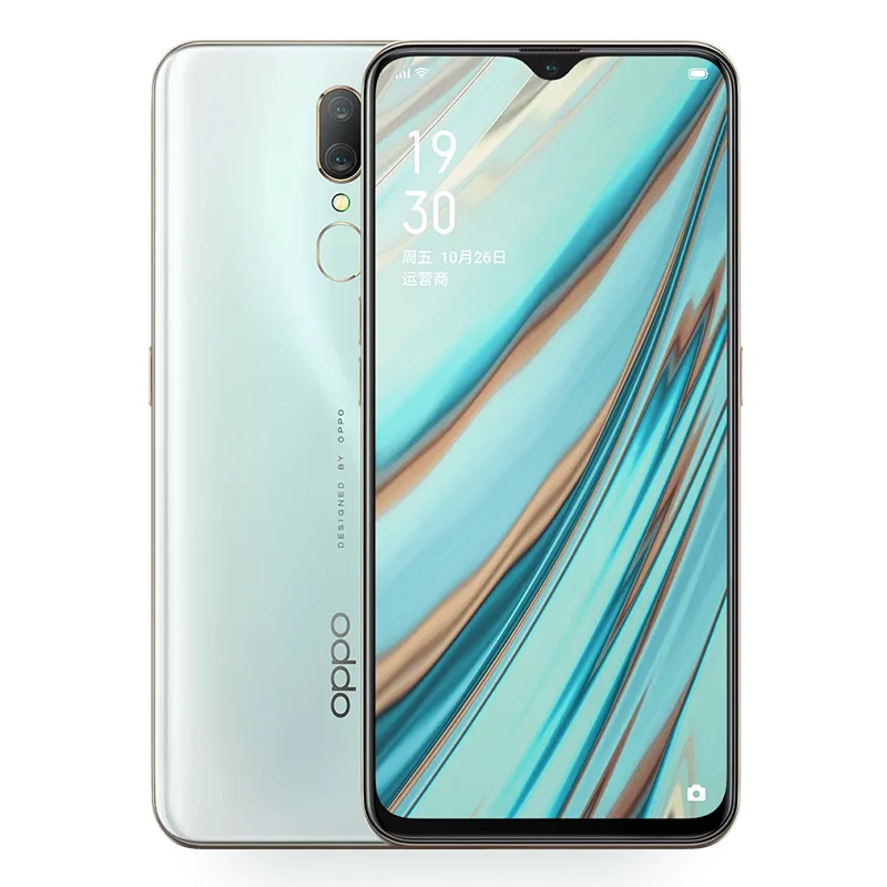 Новый OPPO A9 смартфон 4G LTE Android 8 1 MT6771V Octa Core 6 53 "6 + 128G телефон обратно отпечатков