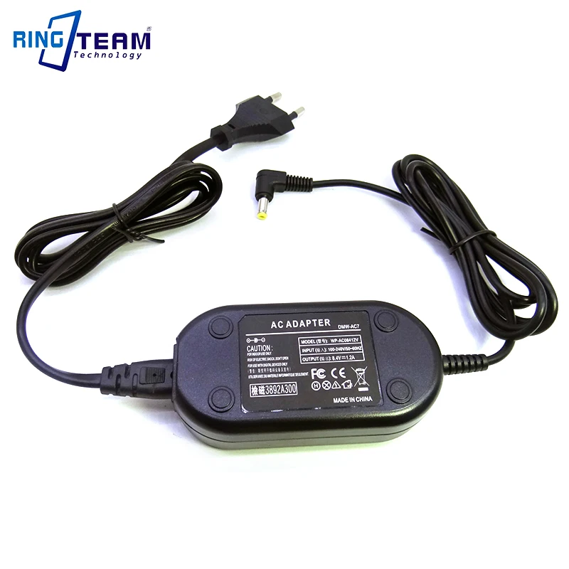 DMW AC7 CAC1 адаптер переменного тока для камер Panasonic DMC FZ50 FZ30 FZ35 FZ38 FZ7 FZ8 FZ18 FZ28 FZ50K FZ50S FZ50EF