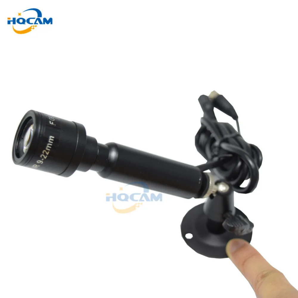 HQCAM 480TVL Sony CCD OSD Menu CAMERA Mini camera Video Surveillance High Resolution Security mini ccd camera 9-22mm MVZ Lens